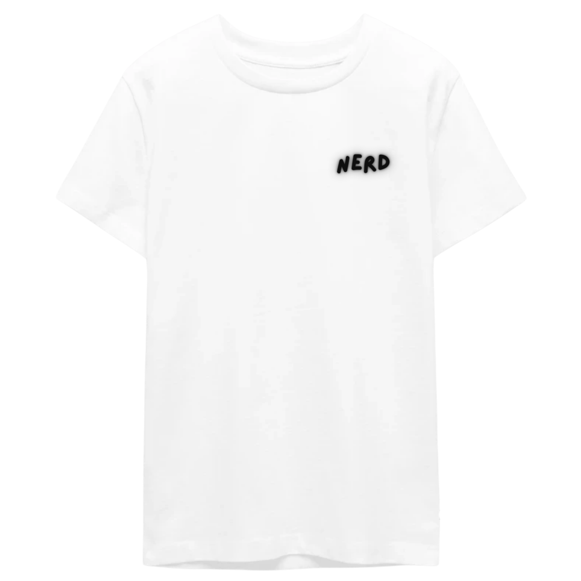 Nerd Shirt Weiß Front