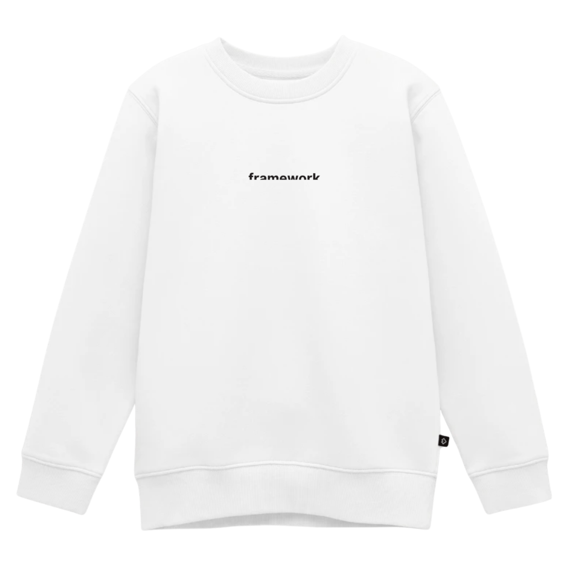 Framework Sweatshirt Front - White
